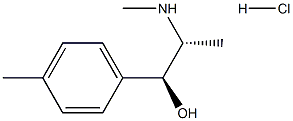 Mephedrone metabolite (hydrochloride) ((±)-Ephedrine stereochemistry) 结构式