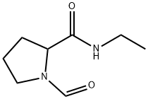 2-Pyrrolidinecarboxamide,N-ethyl-1-formyl-(9CI) 结构式