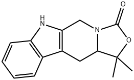 1H,3H-Oxazolo[3,4:1,6]pyrido[3,4-b]indol-3-one,  5,6,11,11a-tetrahydro-1,1-dimethyl- 结构式