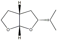 Furo[2,3-b]furan, hexahydro-2-(1-methylethyl)-, (2alpha,3aba,6aba)- (9CI) 结构式