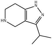 3-isopropyl-4,5,6,7-tetrahydro-1H-pyrazolo[4,3-c]pyridine(SALTDATA: 2HCl) 结构式