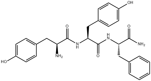 H-TYR-TYR-PHE-NH2 结构式