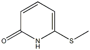 2(1H)-Pyridinone,6-(methylthio)-(9CI) 结构式