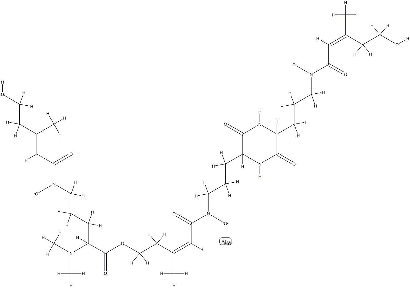 N(alpha)-dimethylcoprogen 结构式