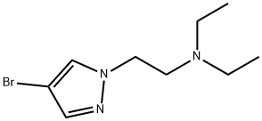 2-(4-溴吡唑-1-基)乙基]二乙基胺 结构式
