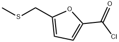 2-Furoylchloride,5-[(methylthio)methyl]-(6CI) 结构式