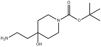 1-BOC-4-(2-氨乙基)-4-羟基哌啶 结构式