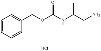 (1-氨基丙-2-基)氨基甲酸苯甲酯盐酸盐 结构式