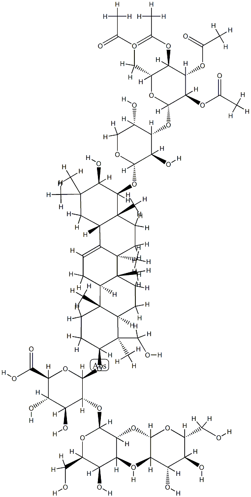 大豆皂苷AB 结构式
