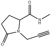 2-Pyrrolidinecarboxamide,N-methyl-5-oxo-1-(2-propynyl)-(9CI) 结构式