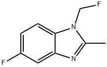 1H-Benzimidazole,5-fluoro-1-(fluoromethyl)-2-methyl-(9CI) 结构式