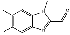 1H-Benzimidazole-2-carboxaldehyde,5,6-difluoro-1-methyl-(9CI) 结构式