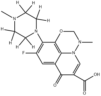MARBOFLOXACIN-D8 结构式