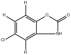 氯唑沙宗-D3 结构式