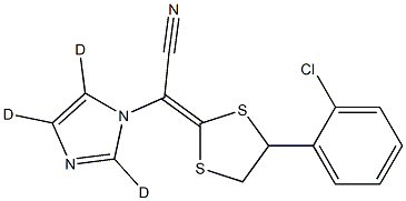 LANOCONAZOLE-D3 结构式