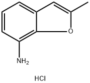 2-METHYL-BENZOFURAN-7-YLAMINE HYDROCHLORIDE 结构式
