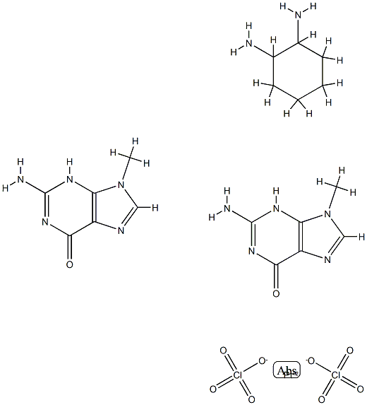 cyclohexyldiamine-9-methylguanine platinum IV 结构式
