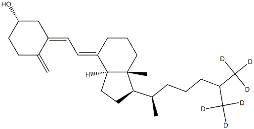 维生素 D3-D6 结构式