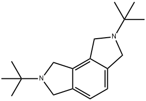 2,7-Di-tert-butyl-1,2,3,6,7,8-hexahydro-benzo[1,2-c:3,4-c']dipyrrole 结构式