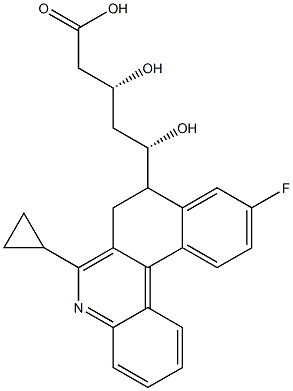 匹伐他汀杂质1 结构式