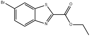 6-溴苯并[D]噻唑-2-甲酸乙酯 结构式