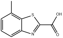 7-甲基苯并[D]噻唑-2-羧酸 结构式