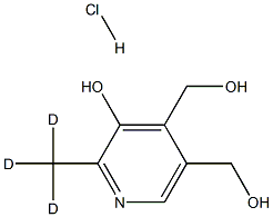 维生素B6盐酸盐-D3 结构式
