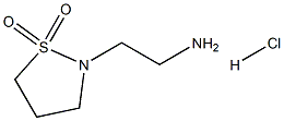 2-(异噻唑烷 1,1-二氧化物)乙胺盐酸盐 结构式