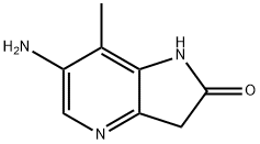 6-AMino-7-Methyl-4-aza-2-oxindole 结构式