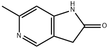 6-甲基-1H-吡咯并[3,2-C]吡啶-2(3H)-酮 结构式