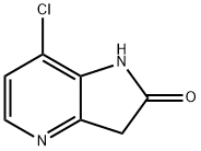 7-Chloro-4-aza-2-oxindole 结构式