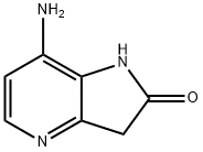 7-氨基-1,3-二氢-2H-吡咯烷酮并[3,2-B]吡啶-2-酮 结构式