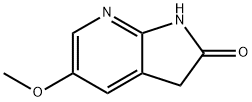 5-Methoxy-7-aza-2-oxindole 结构式
