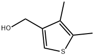 (4,5-二甲基噻吩-3-基)甲醇 结构式