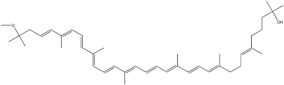 hydroxyspheroidene 结构式