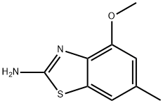 4-甲氧基-6-甲基苯并[D]噻唑-2-胺 结构式