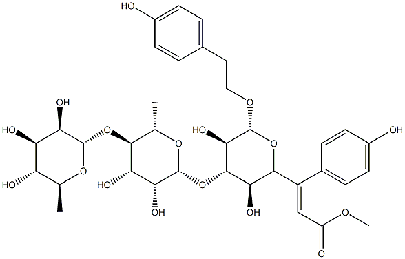 紫茎女贞苷 C 结构式