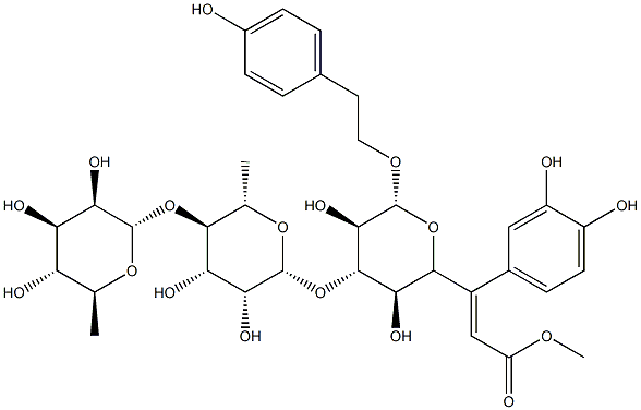 紫荆女贞苷D 结构式