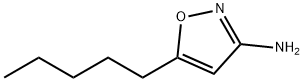3-Isoxazolamine,5-pentyl-(9CI) 结构式