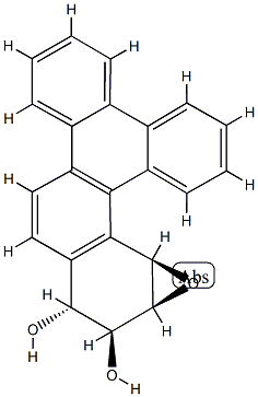 Anti-benzo(G)chrysene 11,12-dihydrodiol 13,14-epoxide 结构式