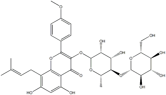 宝藿苷VII 结构式