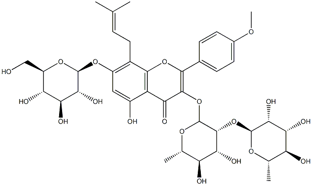 宝霍苷 VI 结构式