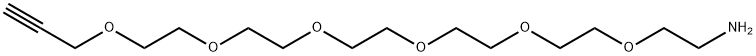 Propargyl-PEG6-amine 结构式
