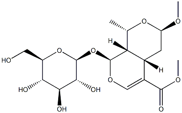 7-氧-乙基莫诺苷 结构式