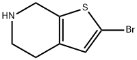 2-broMo-4,5,6,7-tetrahydrothieno[2,3-c]pyridine 结构式