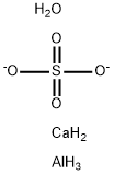 HEXACALCIUM HEXAOXOTRIS[SULFATO(2-)]DIALUMINATE(12-) 结构式