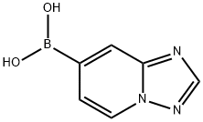 [1,2,4]三唑并[1,5-A]吡啶-7-硼酸 结构式