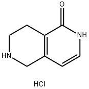 5,6,7,8-四氢-2,6-萘啶-1(2H)-酮 盐酸盐 结构式