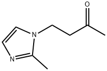 4-(2-甲基-1H-咪唑-1-基)丁烷-2-酮 结构式