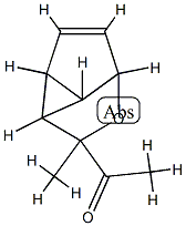 Ethanone, 1-(2a,2b,4a,4b-tetrahydro-2-methyl-2H-1- 结构式